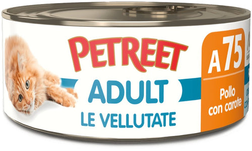 Petreet Cat Adult Vellutate Pollo con Carote 70gr
