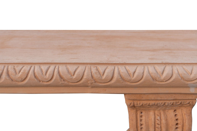 Biscottini Panchina in Terracotta 100% Made in Italy interamente Lavorata a Mano Panca