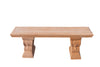 Biscottini Panchina in Terracotta 100% Made in Italy interamente Lavorata a Mano Panca