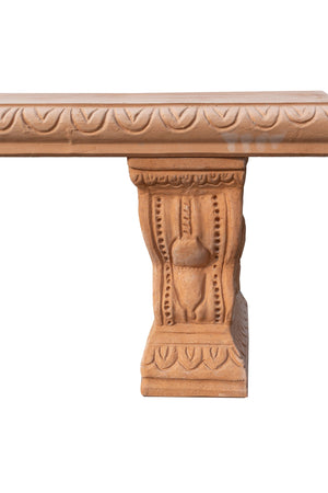 Biscottini Panchina in Terracotta 100% Made in Italy interamente Lavorata a Mano Panca