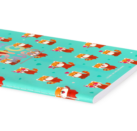 Quaderno Medium a Righe Red Panda