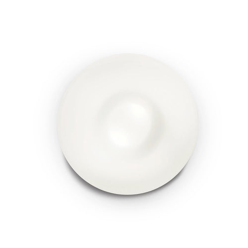 Plafoniera Moderna Glory Vetro Bianco 2 Luci E27 D40Cm