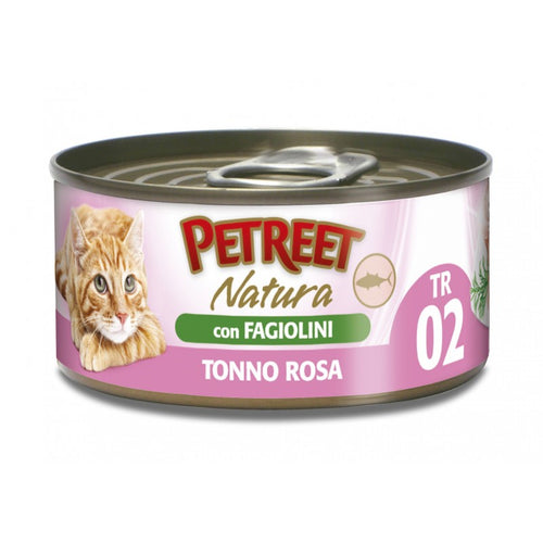 Petreet Natura Cat Adult Tonno Rosa con Fagiolini 140gr