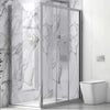 Box doccia 2 lati Scorrevole trasparente 4-6mm 190h Penta 300 S-10 Cromo
