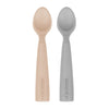 Coppia di cucchiai in silicone Scoopers Minikoioi