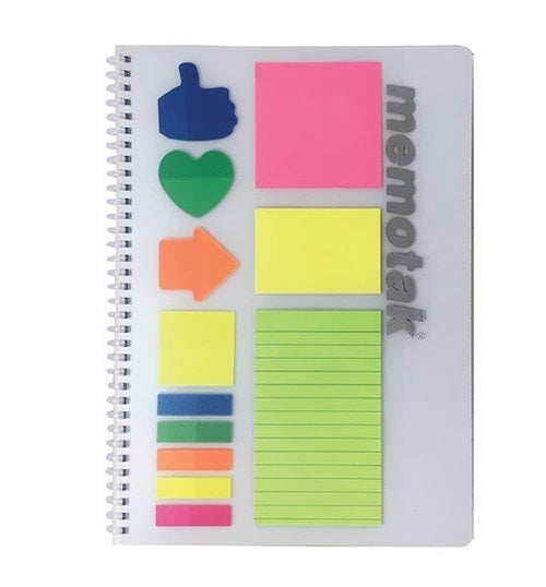 Quadernone spiralato memotak con post-it