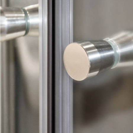 Box Doccia Semicircolare 200 cromo 6mm h190 PANEX 200
