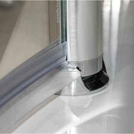 Box Doccia Semicircolare 200 cromo 6mm h190 PANEX 200