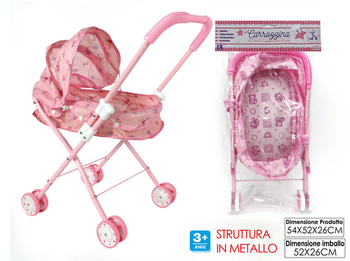 Carrozzina Richiudibile Rosa 2 Assortimenti