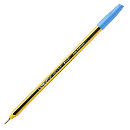 STAEDTLER Confezione da 10 Penna SFERA NORIS STICK colore Azzurro