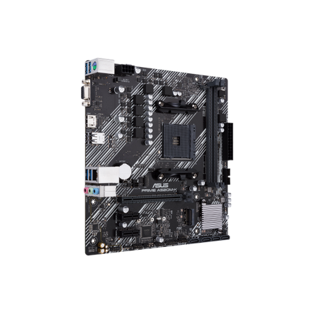 ASUS PRIME A520M-K - scheda madre - micro ATX - Socket AM4 - chipset AMD A520 - USB 3.2 Gen 1 - Gigabit LAN - grafica integrata (CPU richiesta)