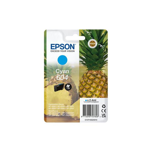 EPSON CART. INK CIANO, ANANAS 604