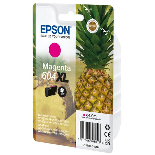 EPSON 604XL MAGENTA (C13T10H34020) - CARTUCCIA ORIGINALE AD ALTA EFFICIENZA