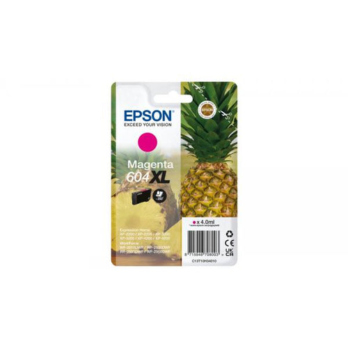 Cartuccia originale Epson 604XL - per stampanti Epson Workforce - Alta Capacità - Magenta