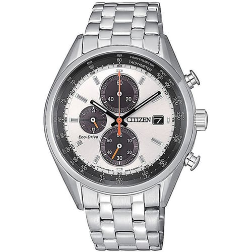 CITIZEN - OROLOGIO CITIZEN ACCIAIO CRONO ECODRIVE