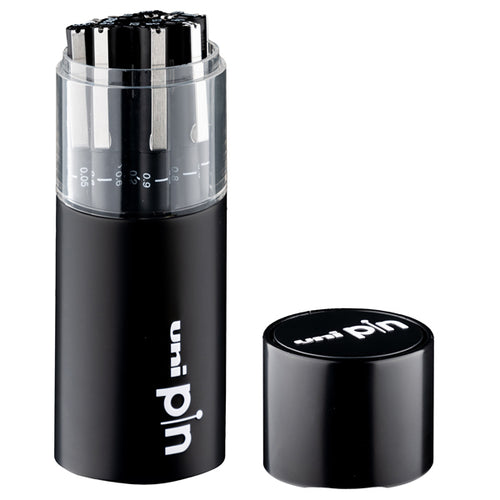 Giftbox Pin Fineliner Nero 11 Gradazioni Assortiti Uni Mitsubishi