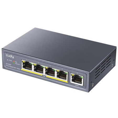 Unmanaged Switch Gigabit POE+ 5 porte, GS1005P