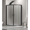 Box Doccia Semicircolare in cristallo ICY 6mm h190 FLORA 200 NERO