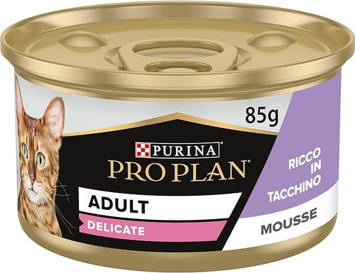 Purina Pro Plan Adult Delicate Umido Gatti con Tacchino 85gr