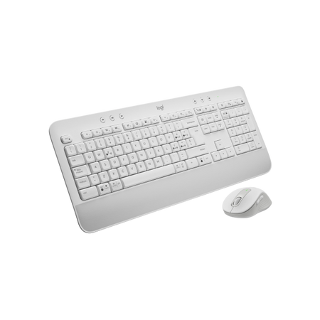 Logitech 920-011024 tastiera Mouse incluso Ufficio Bluetooth QWERTY Italiano Bianco (Logitech Signature MK650 Combo for Business - Set mouse e tastiera - senza fili - Bluetooth LE - QWERTY - italiana
