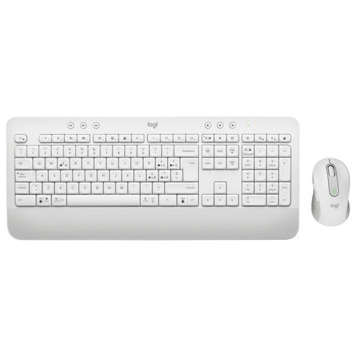 Logitech 920-011024 tastiera Mouse incluso Ufficio Bluetooth QWERTY Italiano Bianco (Logitech Signature MK650 Combo for Business - Set mouse e tastiera - senza fili - Bluetooth LE - QWERTY - italiana