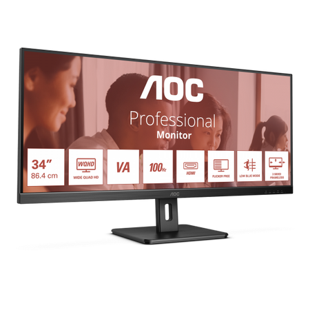 MON. 34 AOC VA QHD HDMI/DP