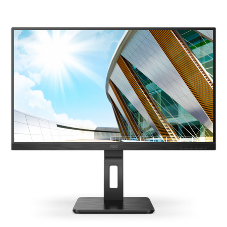 AOC MONITOR 23,8 LED VA FHD 16:9 4MS 250 CDM, PIVOT, VGA/DVI/DP/HDMI, MULTIMEDIALE