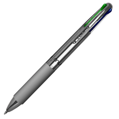 Penna Sfera 4 Colori 4 Multi 1.0Mm Chrome Old Silver Osama