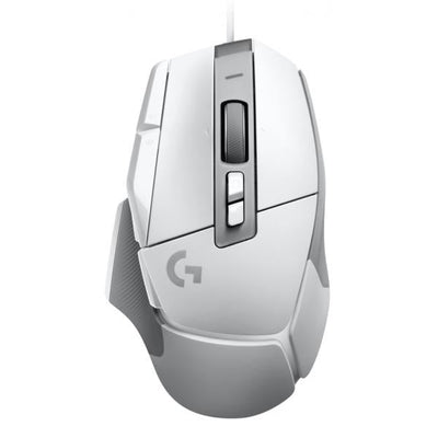 Logitech - G502 X Small Gaming Wireless - Lightforce Primary Hybrid -Mechanic Pubbling, Hero di gioco 25K - Sensore bianco - bianco