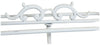 Biscottini Portasciugamani da terra Le Bain in ferro battuto finitura Shabby 39x24x69 cm