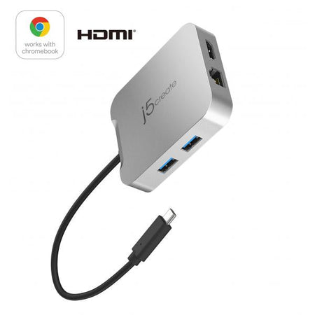 j5create JCD391-N Adattatore multiporta PD 4K60 Elite USB-C (4K60 ELITE USB-C PD MULTI-PORT - ADAPTER)