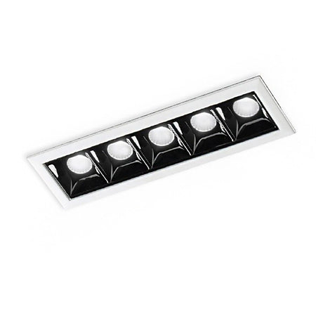 Faretto incasso bianco alluminio Gea Led GFA1120C LED 3000K 800Lm moderno led integrato