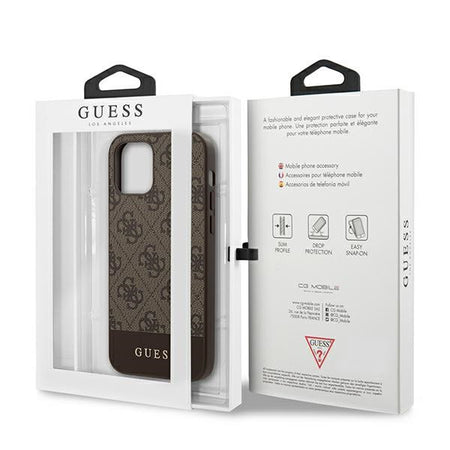 cover guess iphone 12 pro max brown
