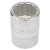 Set di chiavi a bussola a 12 punte 3/4 in acciaio cromo Draper Draper tools