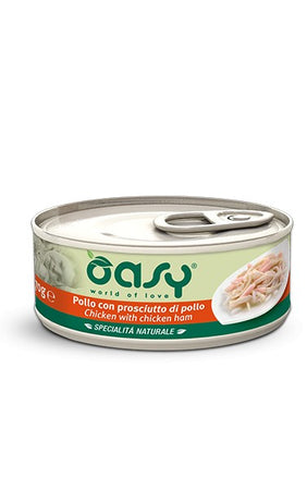 Oasy Gatti Specialità Naturale Pollo con Formaggio Scatoletta 70gr