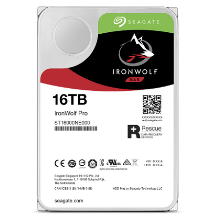 IRONWOLF PRO 16TB SATA 3.5IN