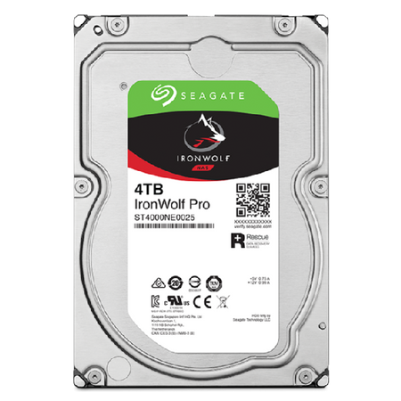 Hard disk Seagate IronWolf - 400Gb (4Tb) - SATA III - Ideale per Nas - 7200 Rpm - Buffer 256 MB Cache - 3.5" Interno
