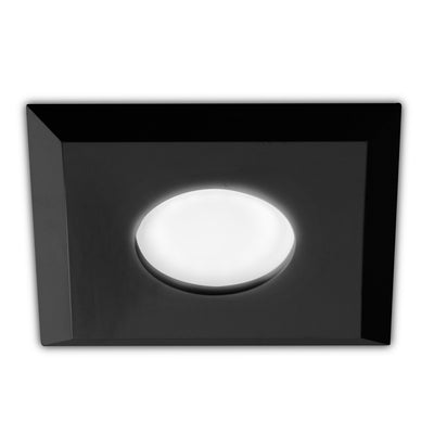 Faretto incasso nero Gea Led GFA1191 GU10 LED IP20 alluminio lampada soffitto quadrato