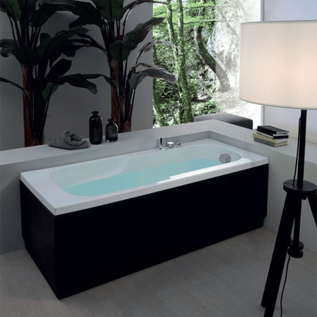 Vasca da Bagno Rettangolare Astra in acrilico bianco