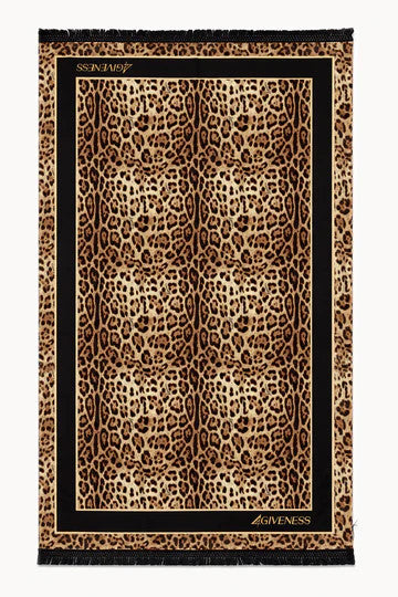 Telo mare 4giveness Leopard Resort microfibra