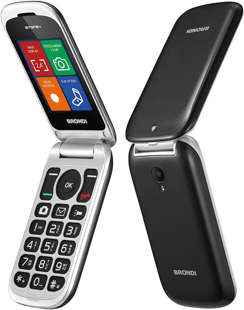 telefono cellulare brondi stone+ nero