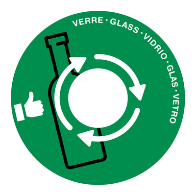 Coperchio Raccolta Vetro Verde Per Cestino 133R Cep