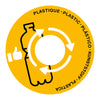 Coperchio Raccolta Plastica Giallo Per Cestino 133R Cep