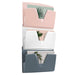 Portadocumenti Da Parete 3 Scomparti Rosa-Grigio-Bianco 170 Min Mineral Cep