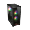 Cougar Duoface RGB è un case Midi Tower nero con illuminazione RGB. Offre supporto per ventole multiple, pannello in vetro temperato e spazio per schede grafiche fino a 33