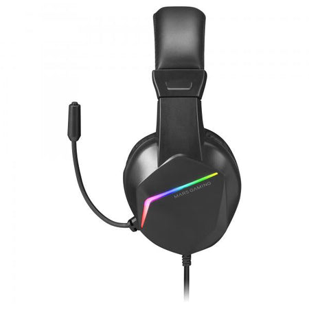 MARSGAMING GAMING CUFFIA+MIC MH122 BLACK RGB PC MAC CONSOLES SAMRTHPONE TAB
