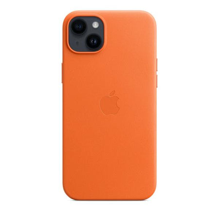 Apple Custodia iPhone 14 Plus in Pelle - Arancione (Apple - bagsidecover til mobiltelefon)