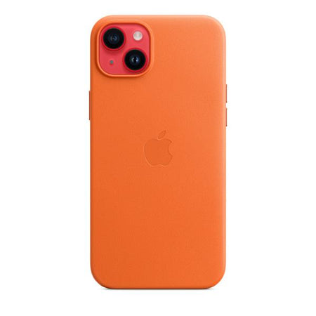 Apple Custodia iPhone 14 Plus in Pelle - Arancione (Apple - bagsidecover til mobiltelefon)