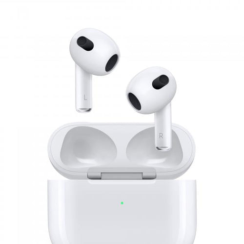 Cuffia auricolare APPLE Airpods 3 - 3a generazione - Auricolari in-ear senza fili - per iPhone, Apple Watch, iPad o Mac - con custodia di ricarica Lightning - Colore Bianco