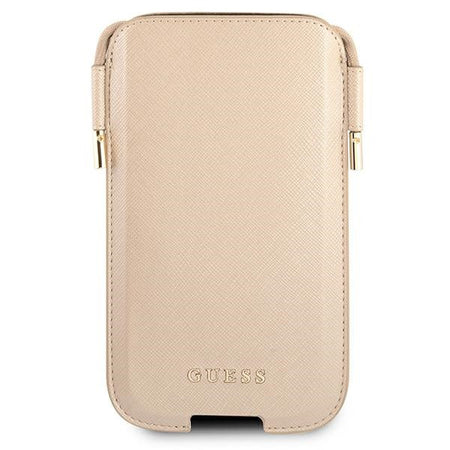 portacellulare universale guess gold con tracolla sino a 6,7